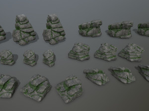 rocks 3D 모델
