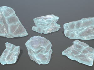 ice rocks 3D Model