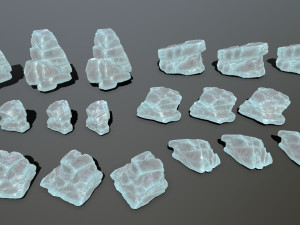 ice rocks 3D Model