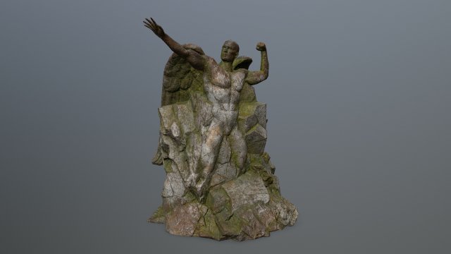 statue 3D Model .c4d .max .obj .3ds .fbx .stl .blend 