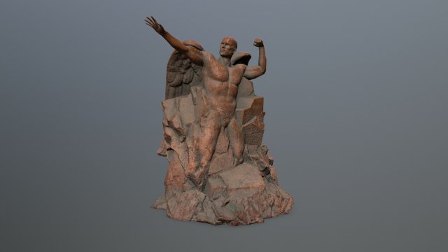 statue 3D Modell .c4d .max .obj .3ds .fbx .stl .blend