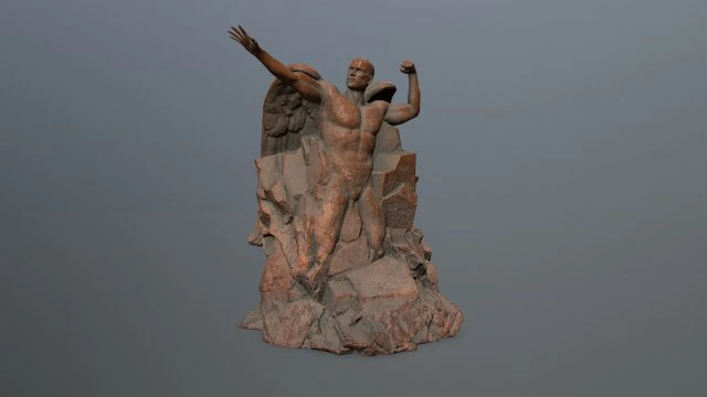 statue 3D Model .c4d .max .obj .3ds .fbx .stl .blend