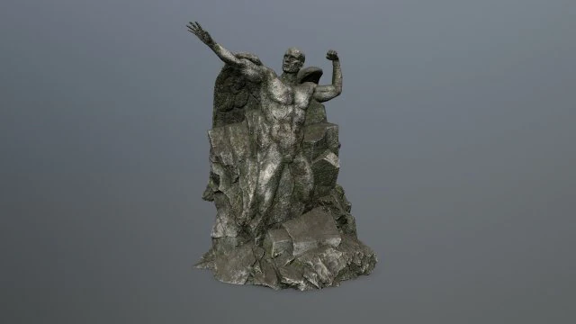 statue 3D Model .c4d .max .obj .3ds .fbx .stl .blend 