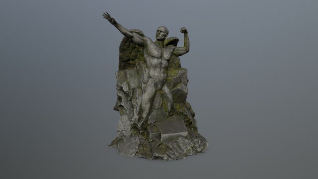 statue 3D 模型 .c4d .max .obj .3ds .fbx .stl .blend