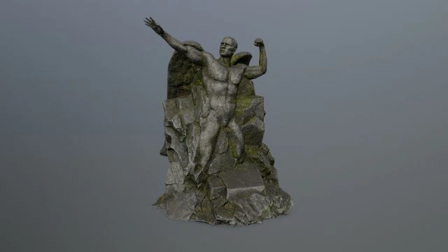 statue 3D Model .c4d .max .obj .3ds .fbx .stl .blend 