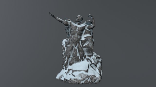 statue 3D Model .c4d .max .obj .3ds .fbx .stl .blend 
