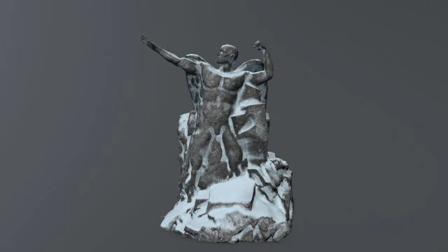 statue 3D Model .c4d .max .obj .3ds .fbx .stl .blend 