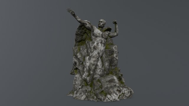 statue 3D Модель .c4d .max .obj .3ds .fbx .stl .blend 