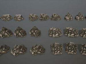 rocks 3D-Modell