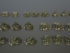 rocks 3D मॉडल