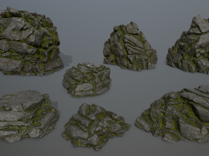 rocks Modèle 3D