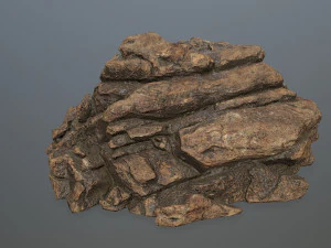 desert rock set 3D Model