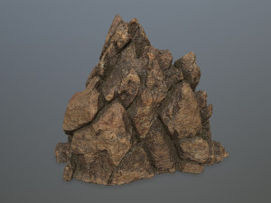 desert rock set Model 3D