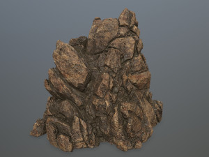 desert rock set Model 3D