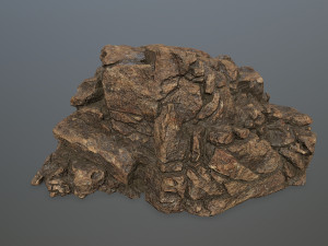 desert rock set Model 3D