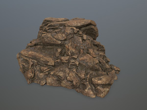 desert rock set Model 3D