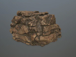 desert rock set 3D Model