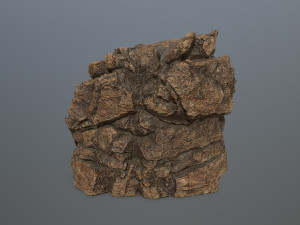 desert rock set Model 3D