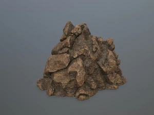 desert rock set 3D Model