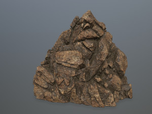 desert rock set Model 3D