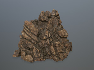 desert rock set Model 3D