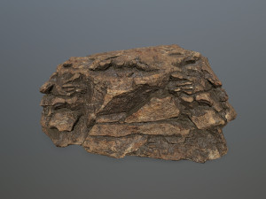 desert rock set Model 3D