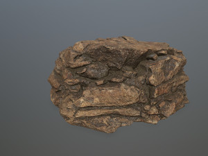 desert rock set Model 3D