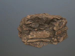 desert rock set 3D Model