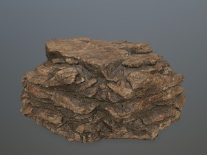desert rock set Model 3D