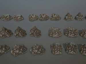 rocks 3Dモデル