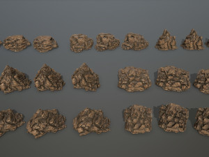 rocks 3D 모델