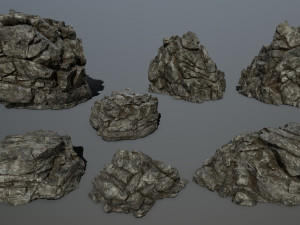 rocks 3D 模型