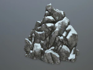 snow rocks 3D Model