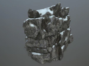 snow rocks 3D Model