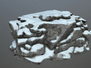 snow rocks 3D Model