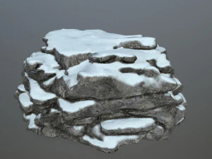 snow rocks 3D Model