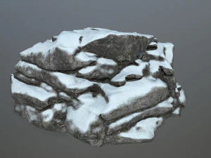snow rocks 3D Model