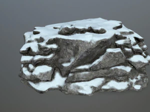 snow rocks 3D Model