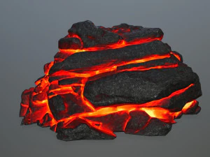 lava rock 3D Model