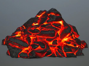 lava rock 3D Model