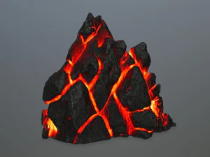 lava rock 3D Model