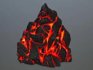 lava rock 3D Model