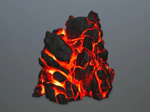 lava rock 3D Model