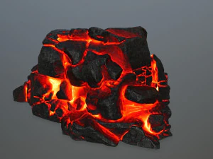 lava rock 3D Model