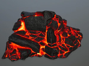 lava rock 3D Model