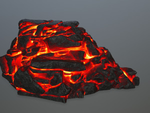 lava rock 3D Modell