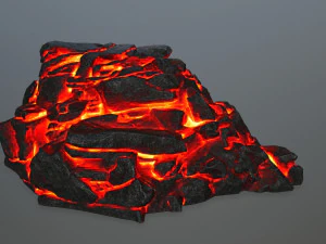 lava rock 3D Model