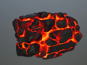 lava rock 3D Model