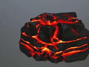 lava rock 3D Model