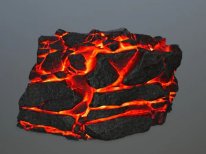lava rock 3D Model